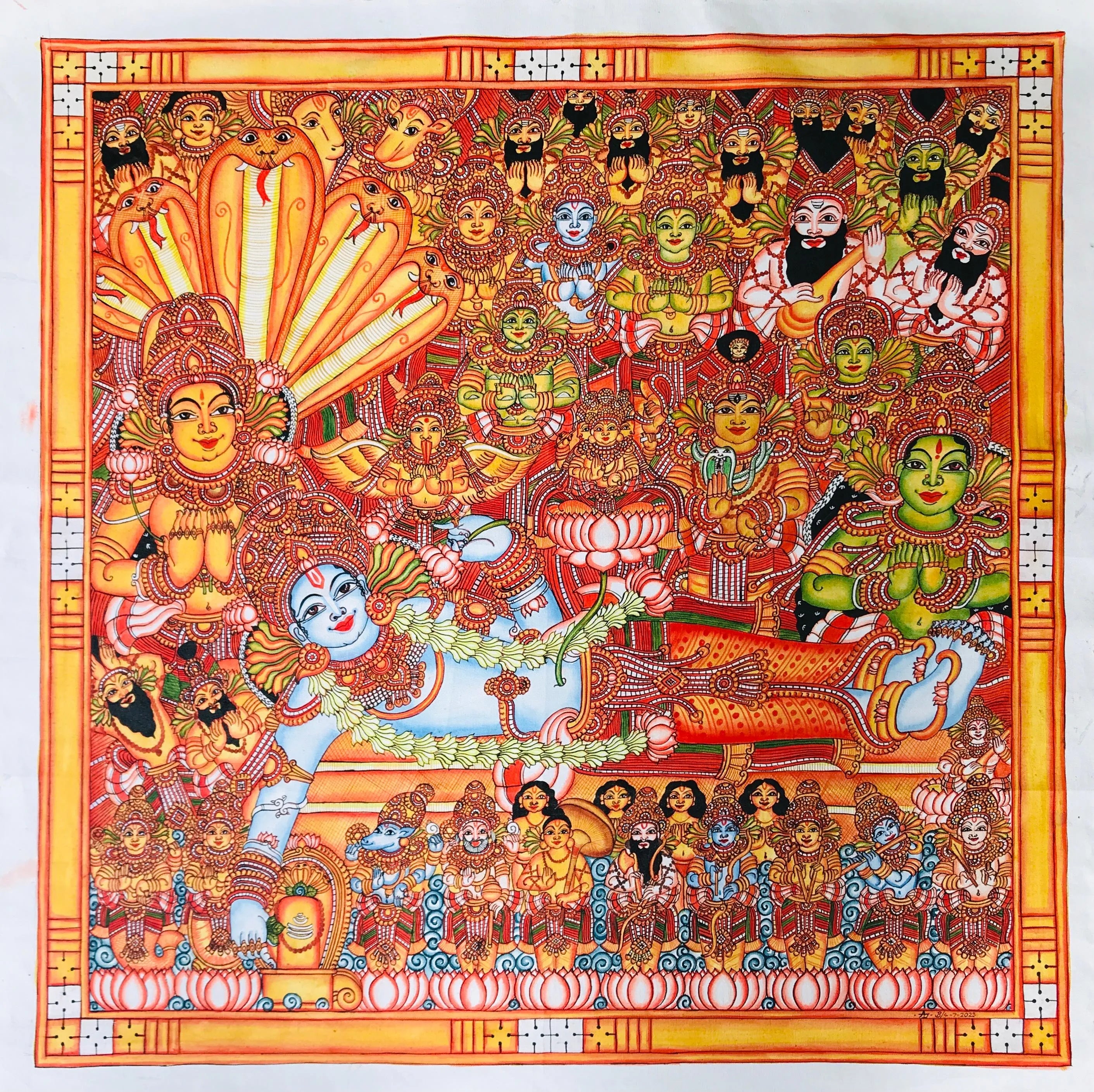 Anandhasayana along with Dashawatharas