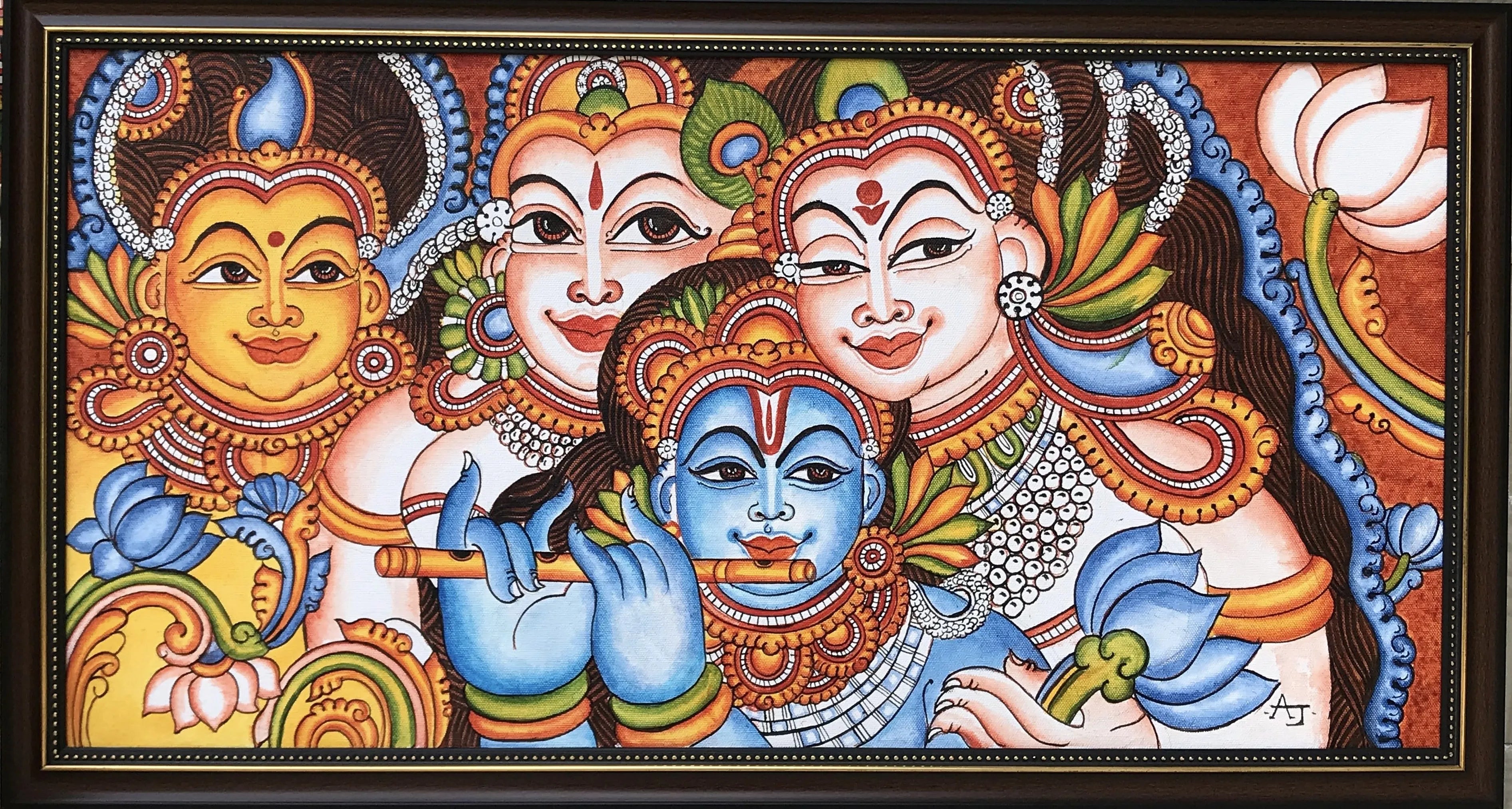 Krishna with Gopikas